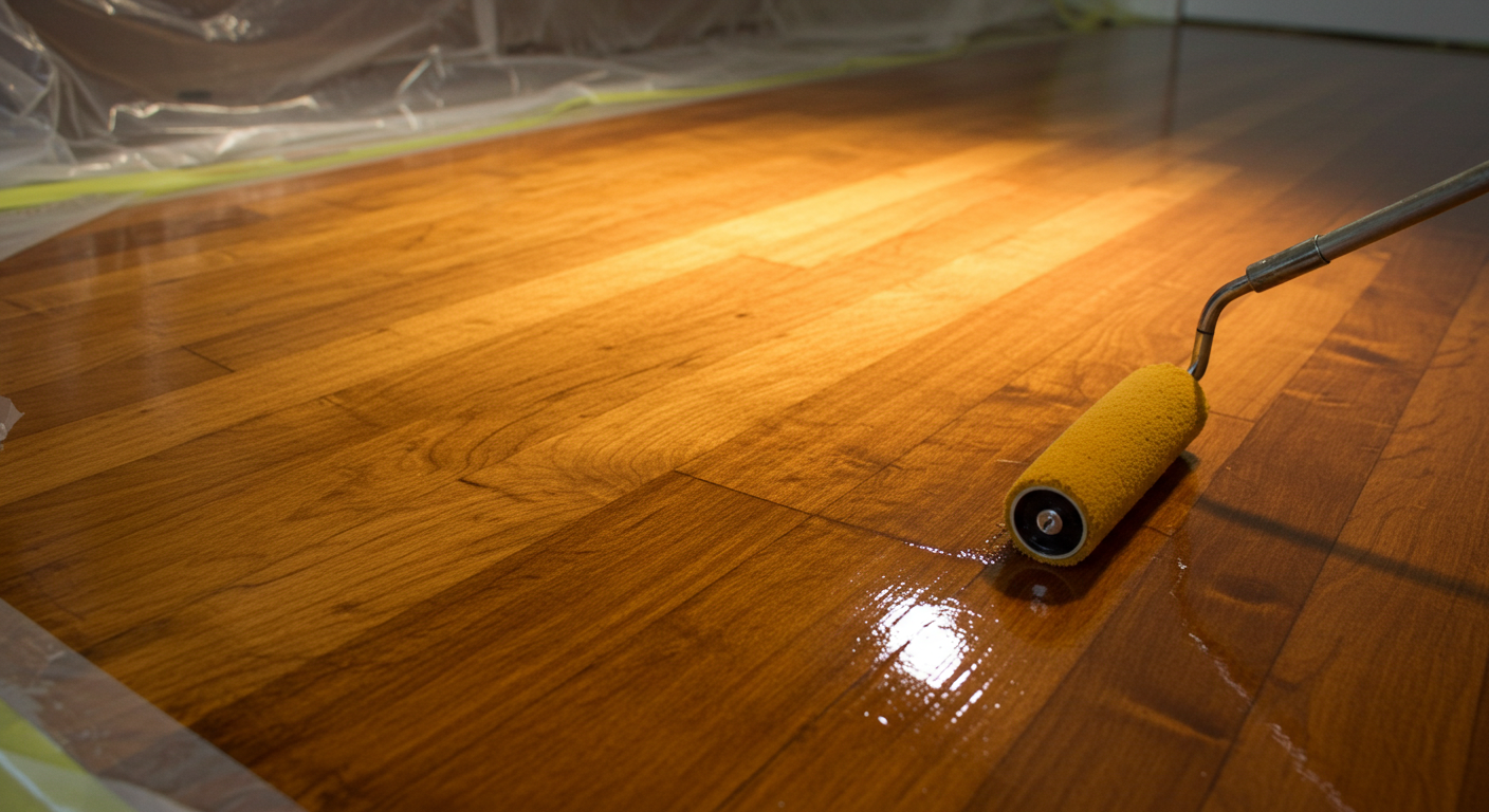 1-Day Screen & Recoat Hardwood Floor Refinishing